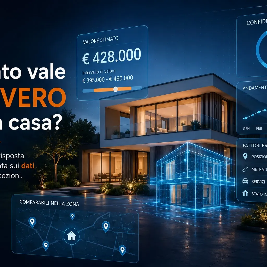 Quanto vale davvero la tua casa? L'AVM ti dà la risposta oggettiva